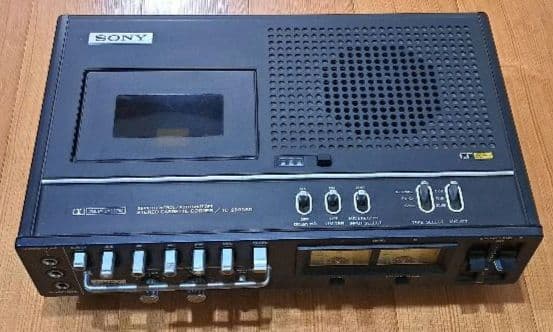SONY TC-2890 SDソニー カセットデンスケ レコーダーハードケース付