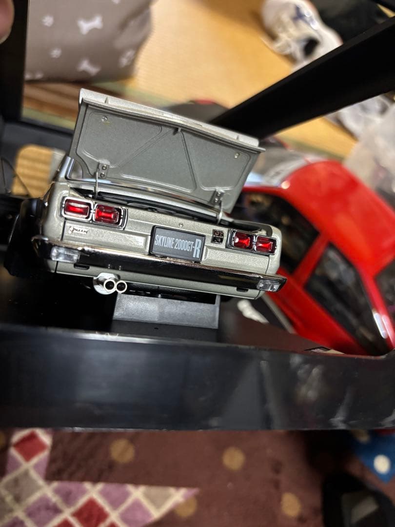 オ−トaスカイラインハコスカ1／18チュ−ンドバ−ジョン改造カスタム 25日まで