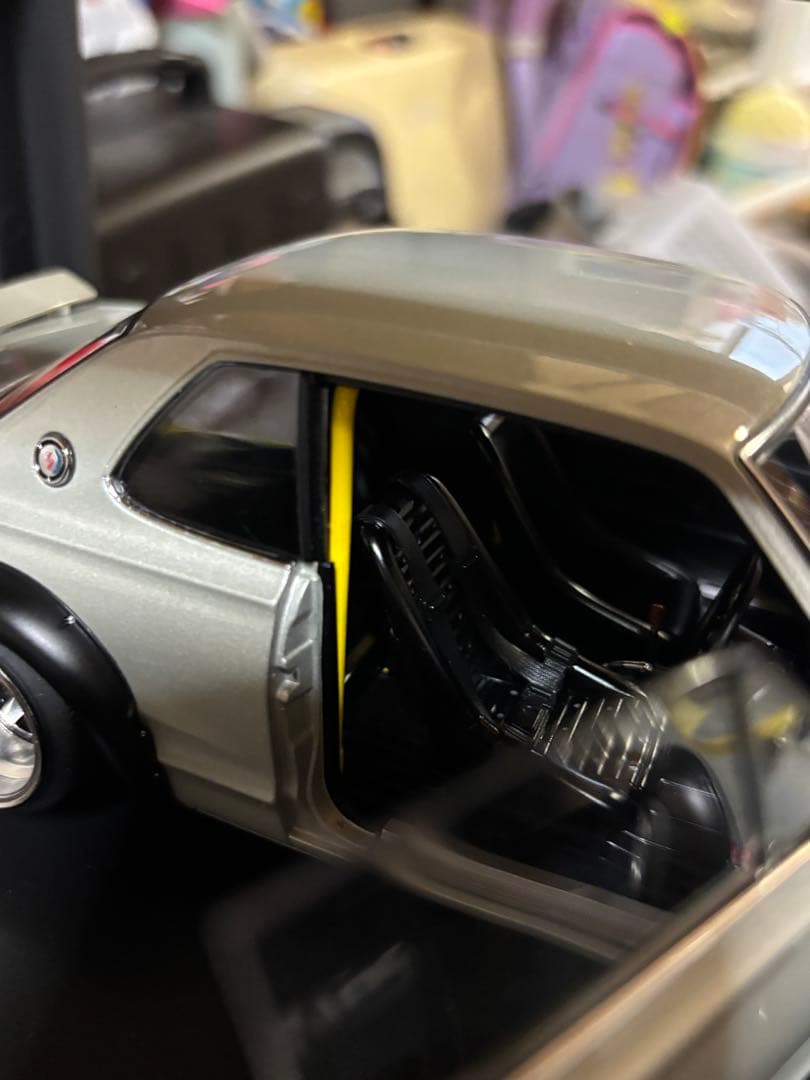 オ−トaスカイラインハコスカ1／18チュ−ンドバ−ジョン改造カスタム 25日まで