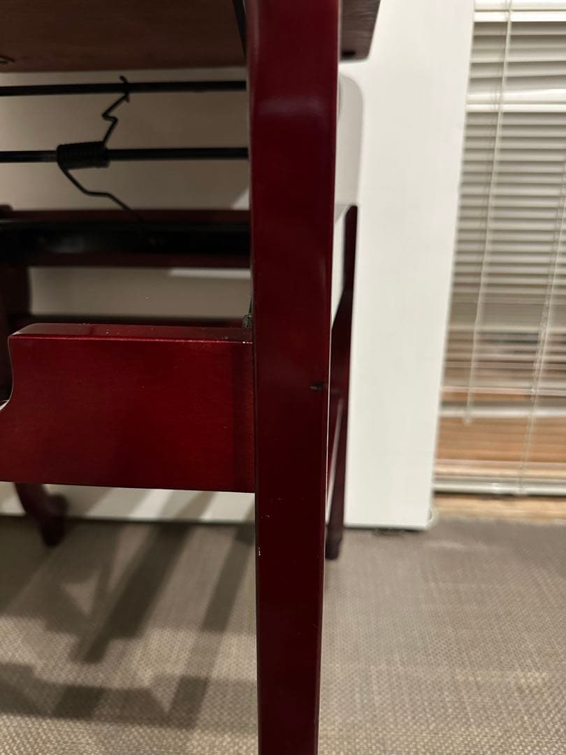 【手渡し限定】トムソン椅子 イトマサ 背付き椅子 ワインレッド