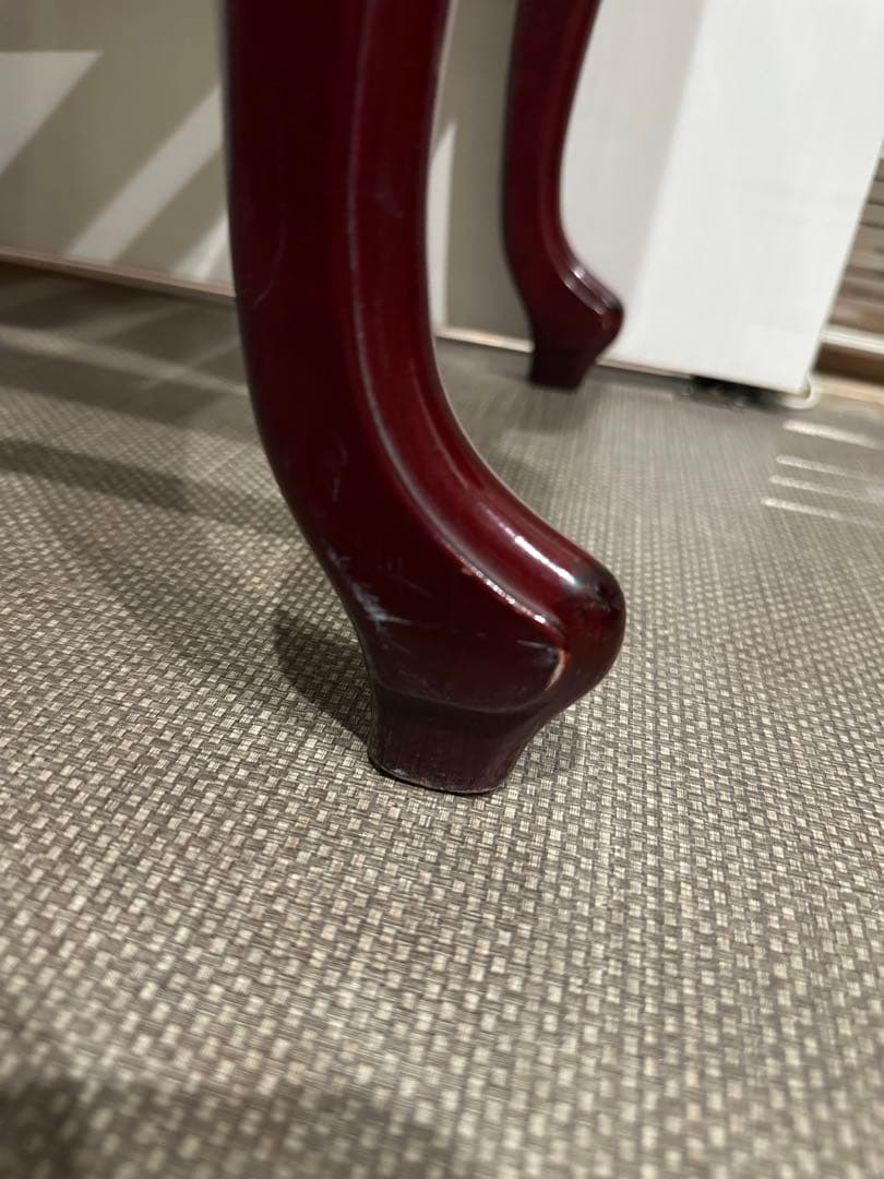 【手渡し限定】トムソン椅子 イトマサ 背付き椅子 ワインレッド