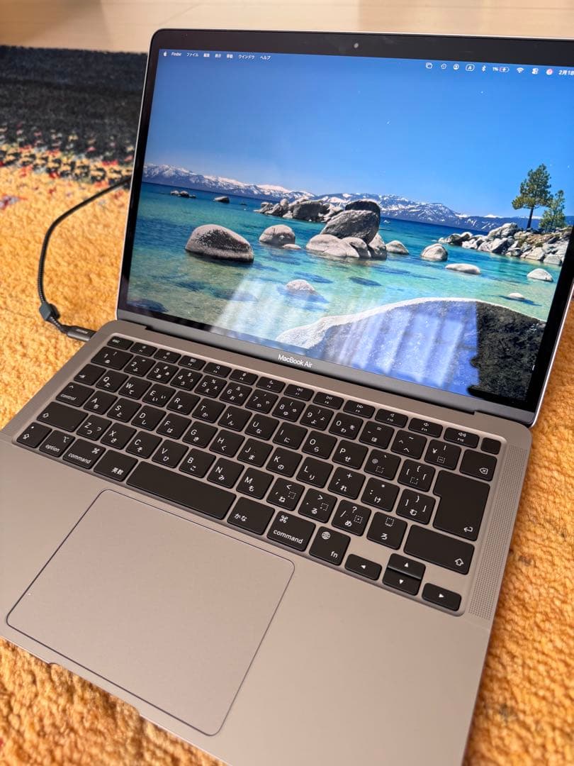 MacBookAirM1メモリ8GBSSD512GBアクセ付き/バッテリー97%