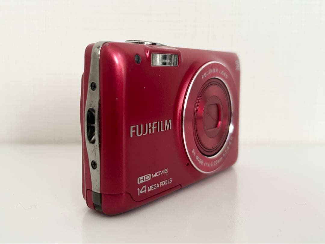 189 完全動作品 FUJIFILM FinePix JX600 レッド