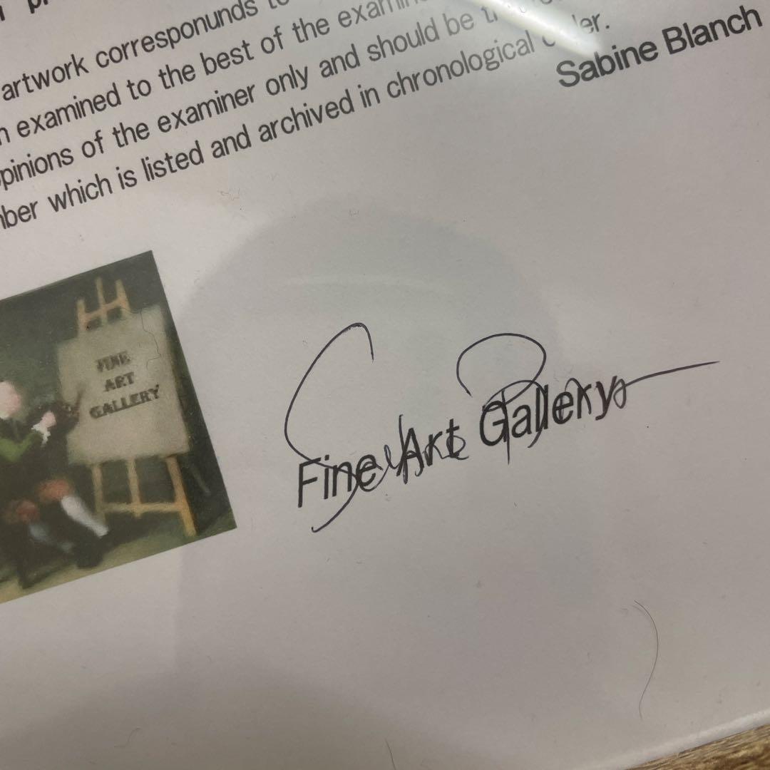 アンディウォーホル 油彩画 手描き　サイン入り　32cm×23.5cm