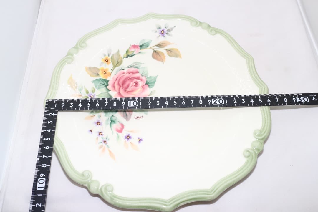 Tiffany Boutique ティファニー イタリア製 プレート 大小 2枚