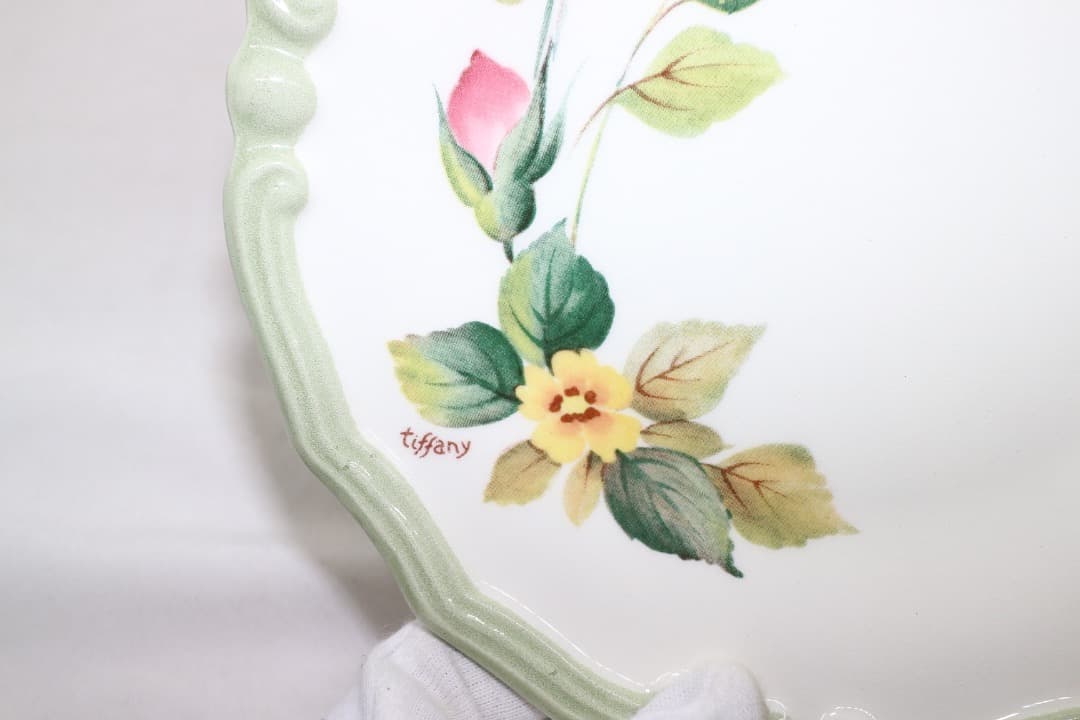 Tiffany Boutique ティファニー イタリア製 プレート 大小 2枚