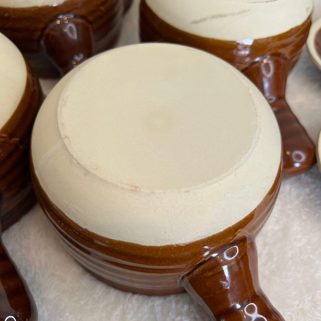 【4個セット】行平鍋 土鍋 蓋付き 片手鍋 飴色 煮込み鍋 直火用 13センチ