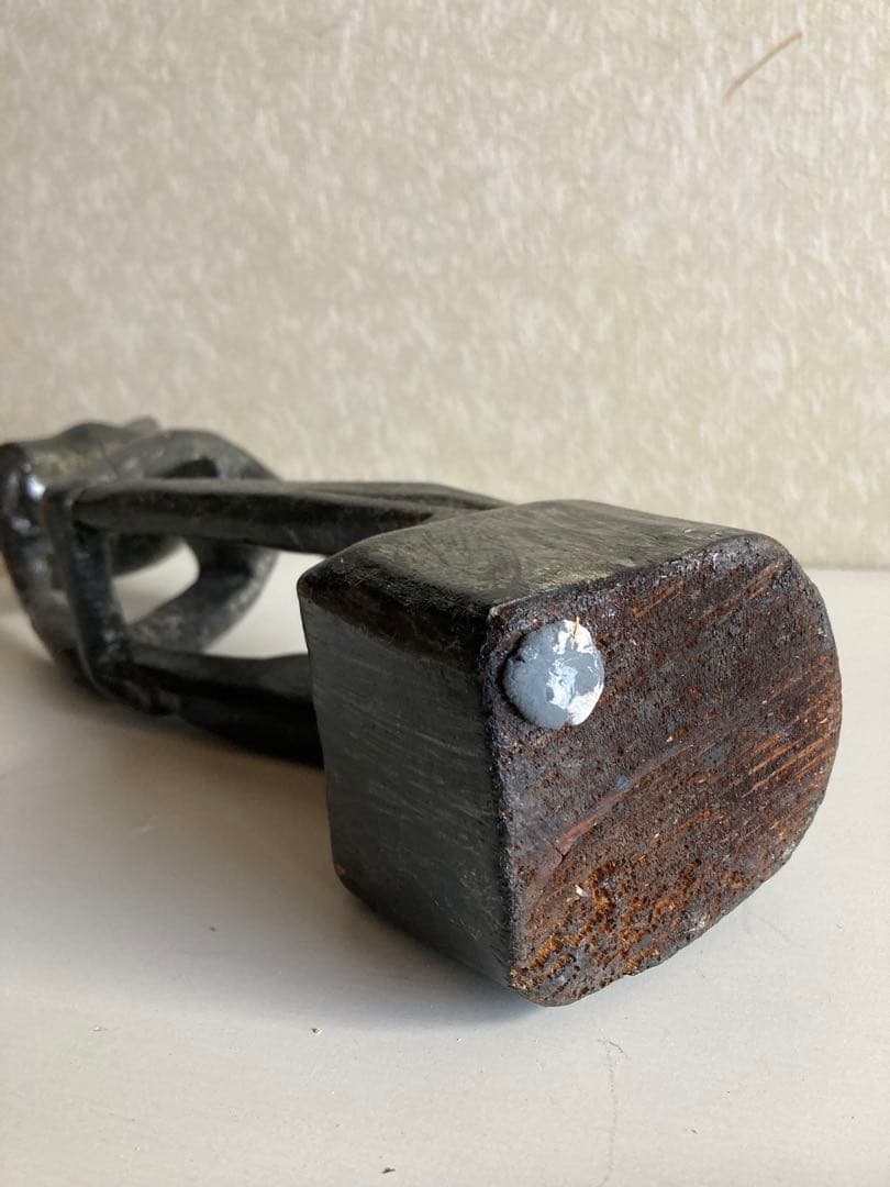 【うさぎ工房 多加江セレクト】アフリカ木彫像 × 琉球和紙原料植物｜祈りの対話