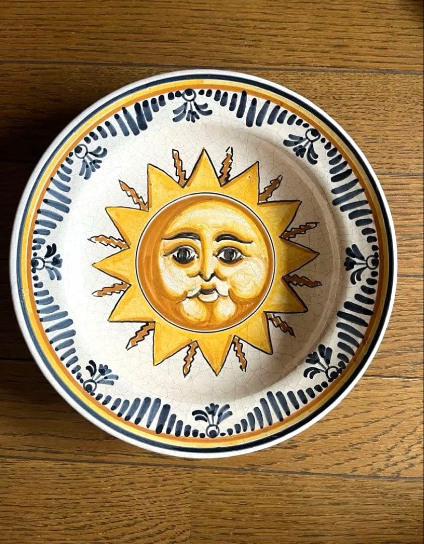 イタリア製陶器絵皿david4枚