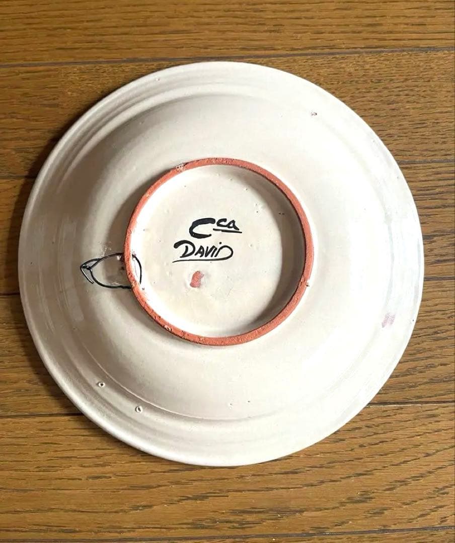 イタリア製陶器絵皿david4枚