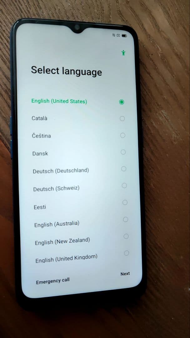 OPPO スマートフォン 本体 ブルー CPH1943 A5 2020