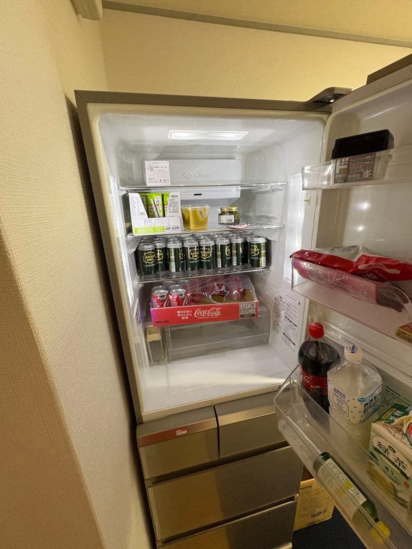 送料無料 Panasonic NR-E431GV-N 冷蔵庫 清掃済