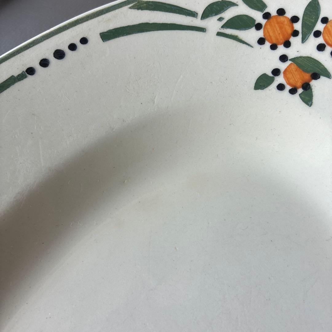 LONGWY 楕円 alice ロンウィ 大皿 プレート　フランス ブロカント