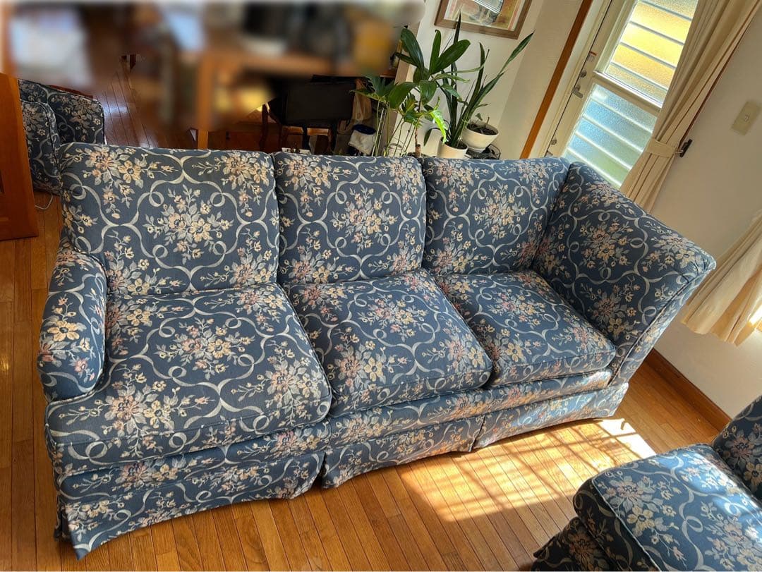 輸入家具L字ソファ オットマン付 Pennsylvania House