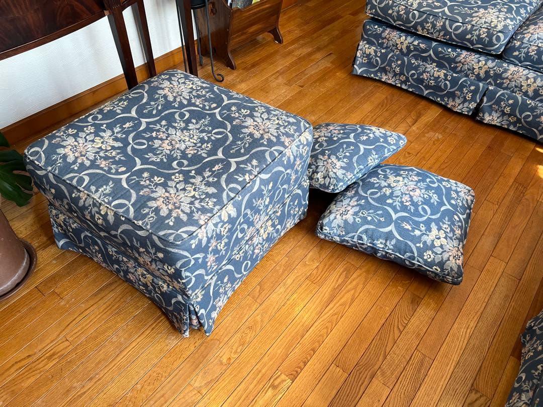 輸入家具L字ソファ オットマン付 Pennsylvania House