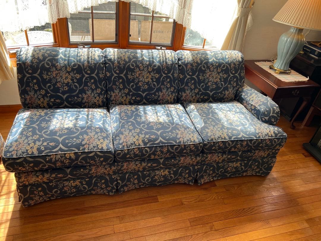 輸入家具L字ソファ オットマン付 Pennsylvania House