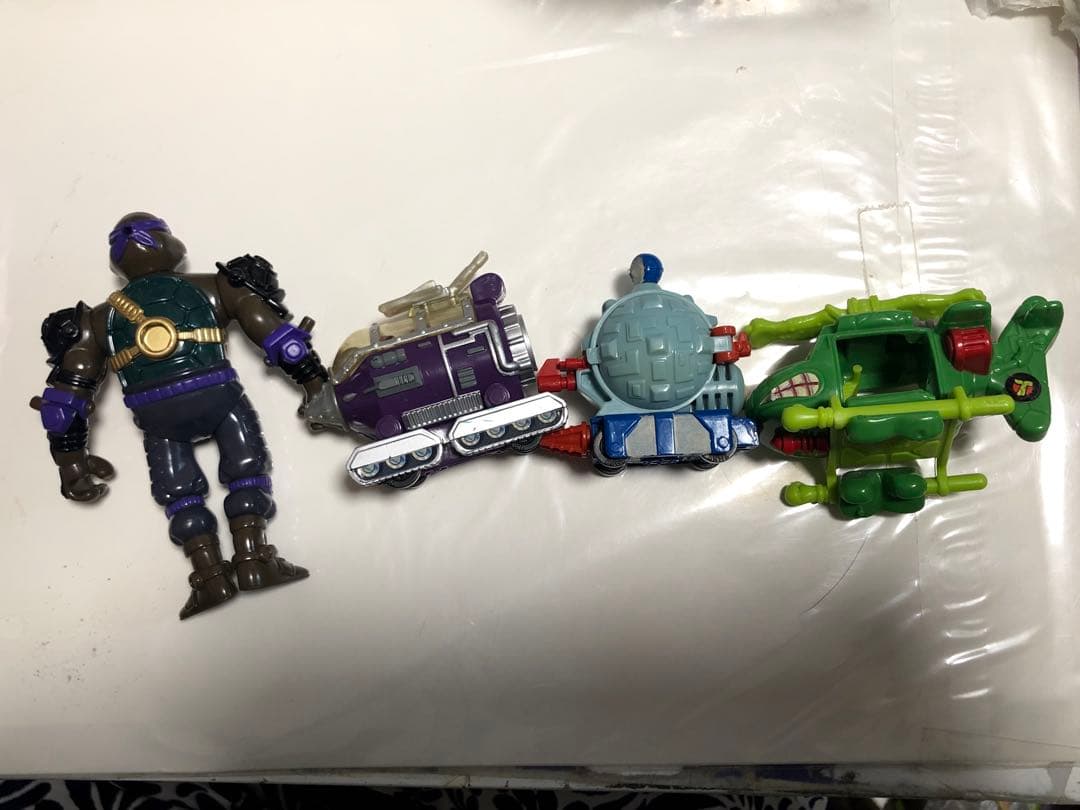 ミュータントタートルズ　ドナテロ　ミニタートルマシン　セット