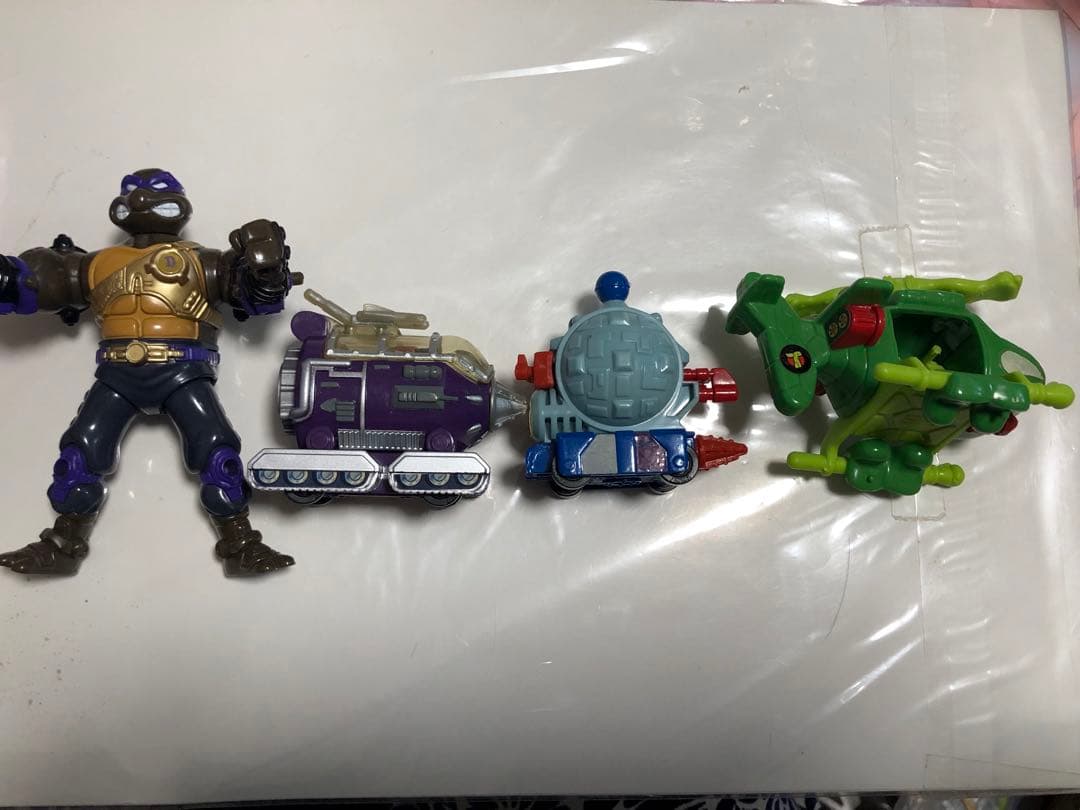 ミュータントタートルズ　ドナテロ　ミニタートルマシン　セット