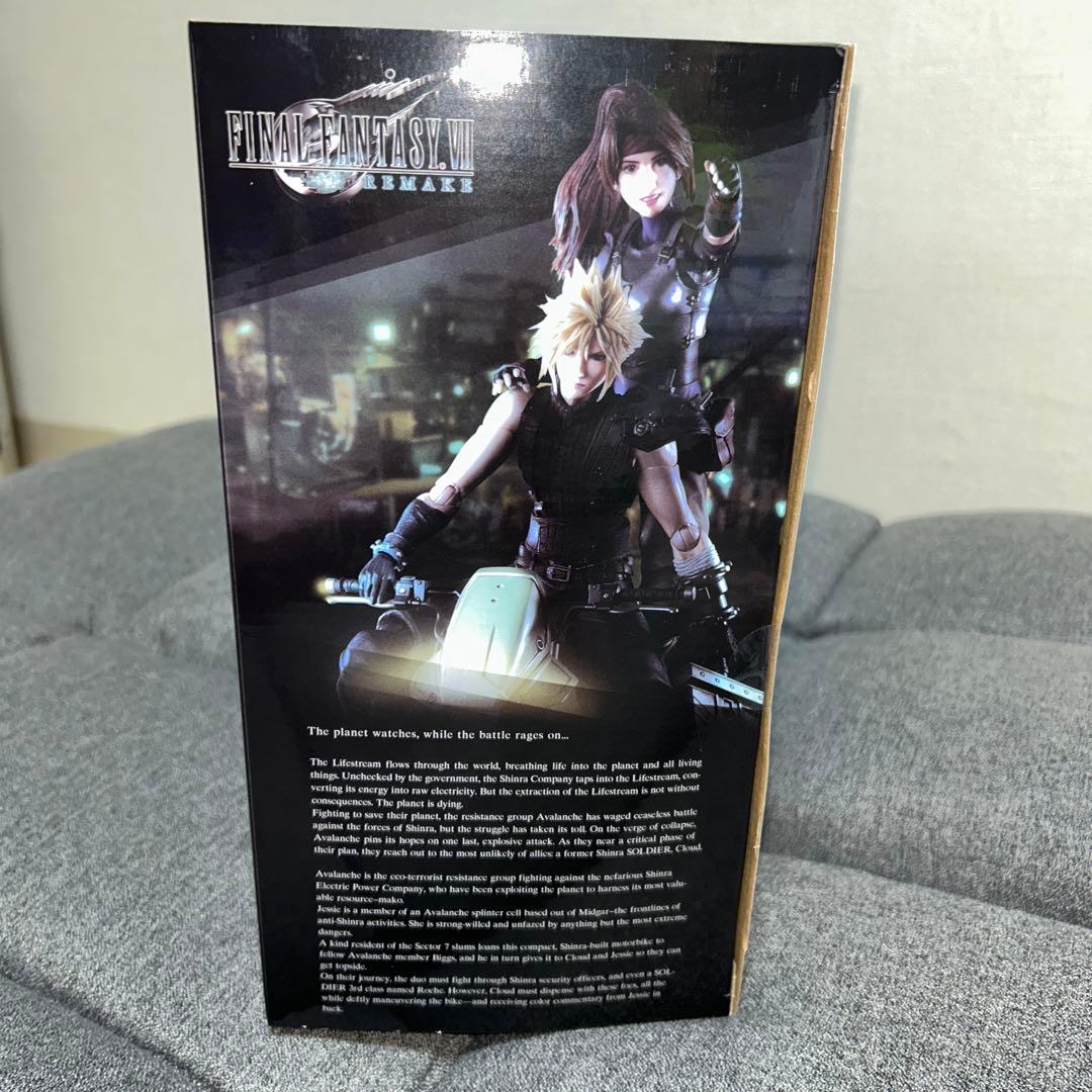 ファイナルファンタジーVII リメイクプレイアーツ改 ジェシー,クラウド&バイク