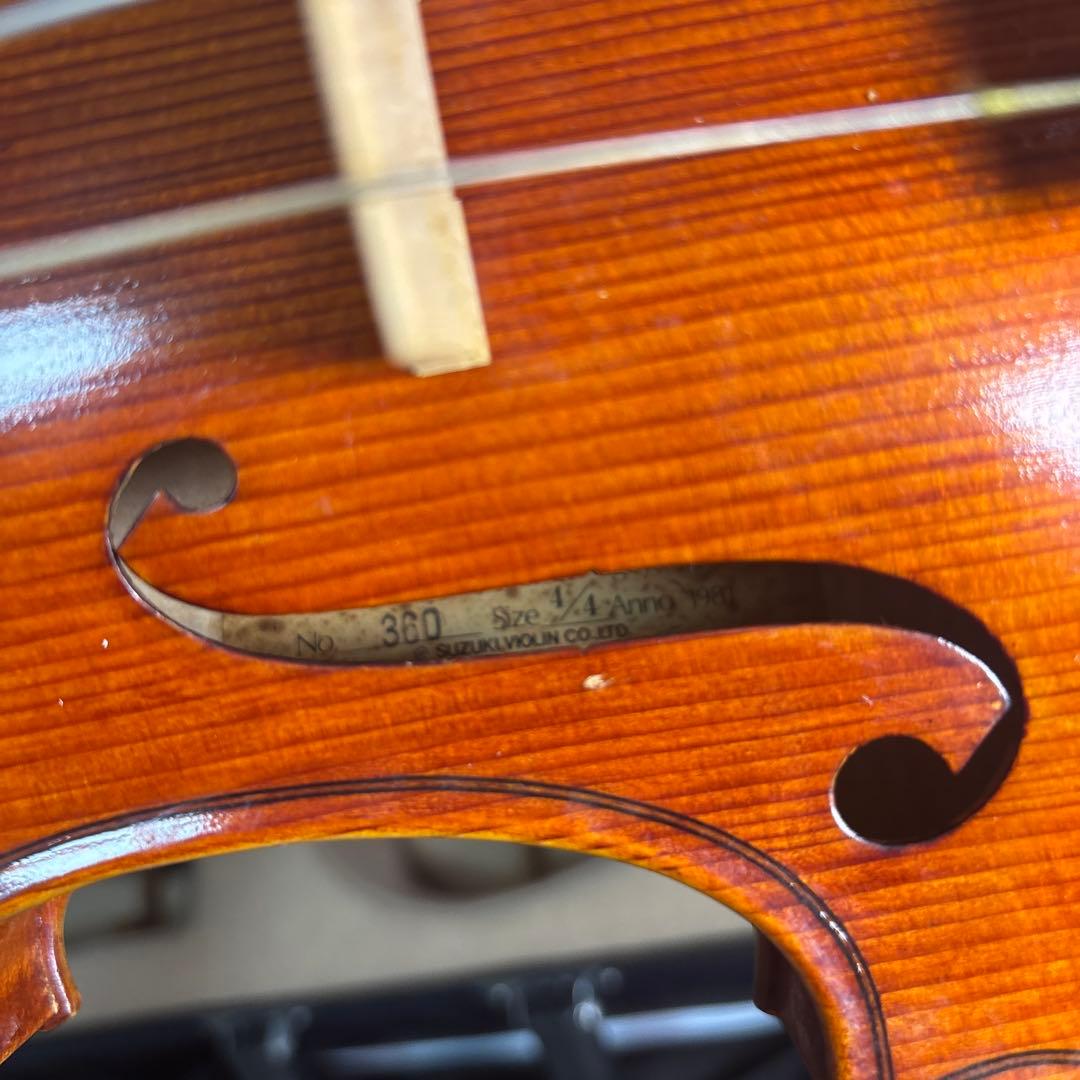 SUZUKI バイオリン No.360 4/4バイオリン 1981 ケース付き