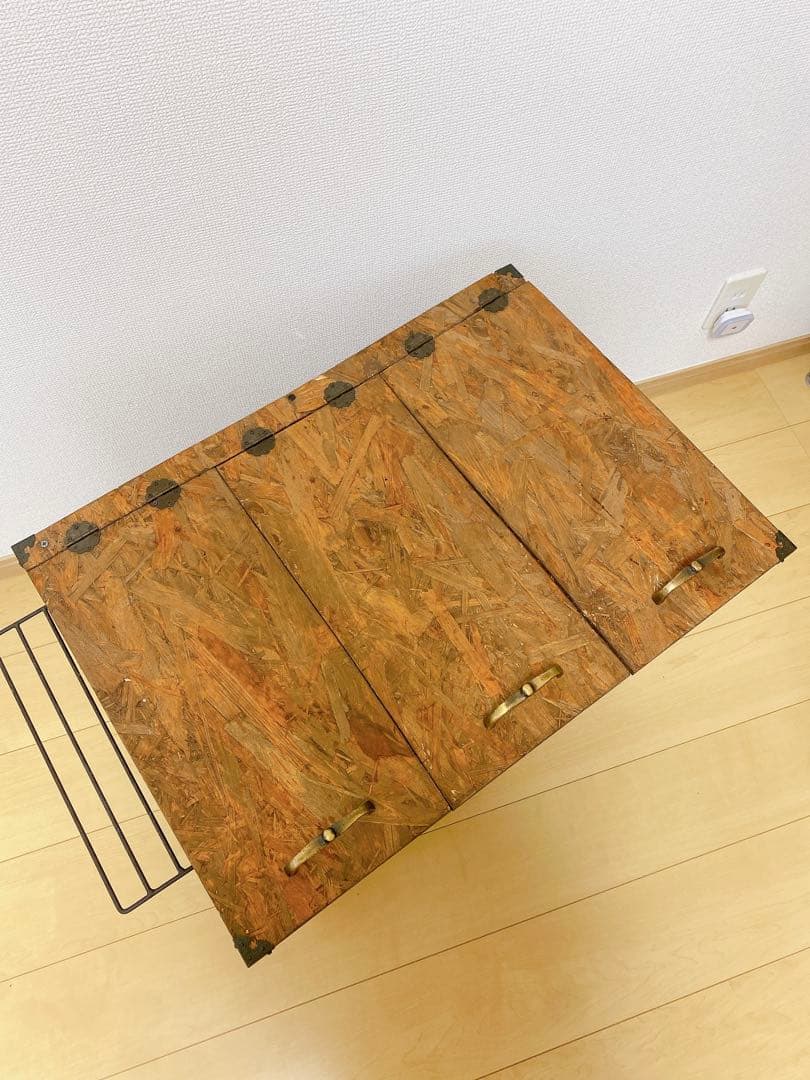 家具 収納 ゴミ箱 木製 ハンドメイド アンティーク ビンテージ DIY
