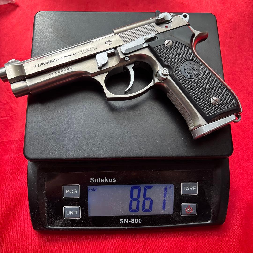 WA ベレッタM92FS INOX シルバーガスブローバックガン