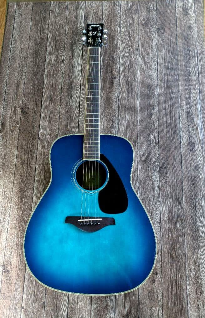 YAMAHA FG820 青色 6弦 アコースティックギター ドレッドノート
