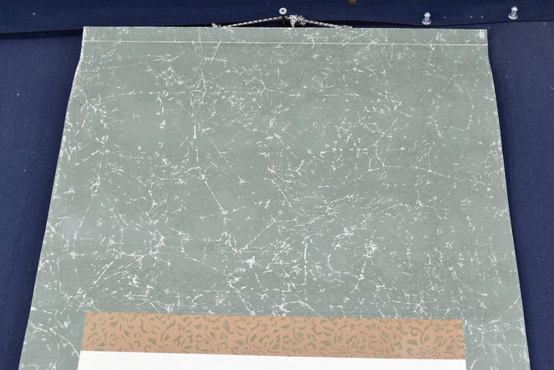 宮原楳渓/雪景山水人物画賛/掛軸/名家伝来/AB-40