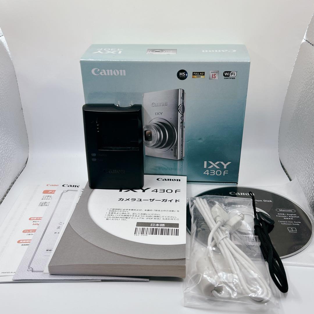 【動作品】Canon IXY 430F コンデジ デジカメ カメラ シルバー