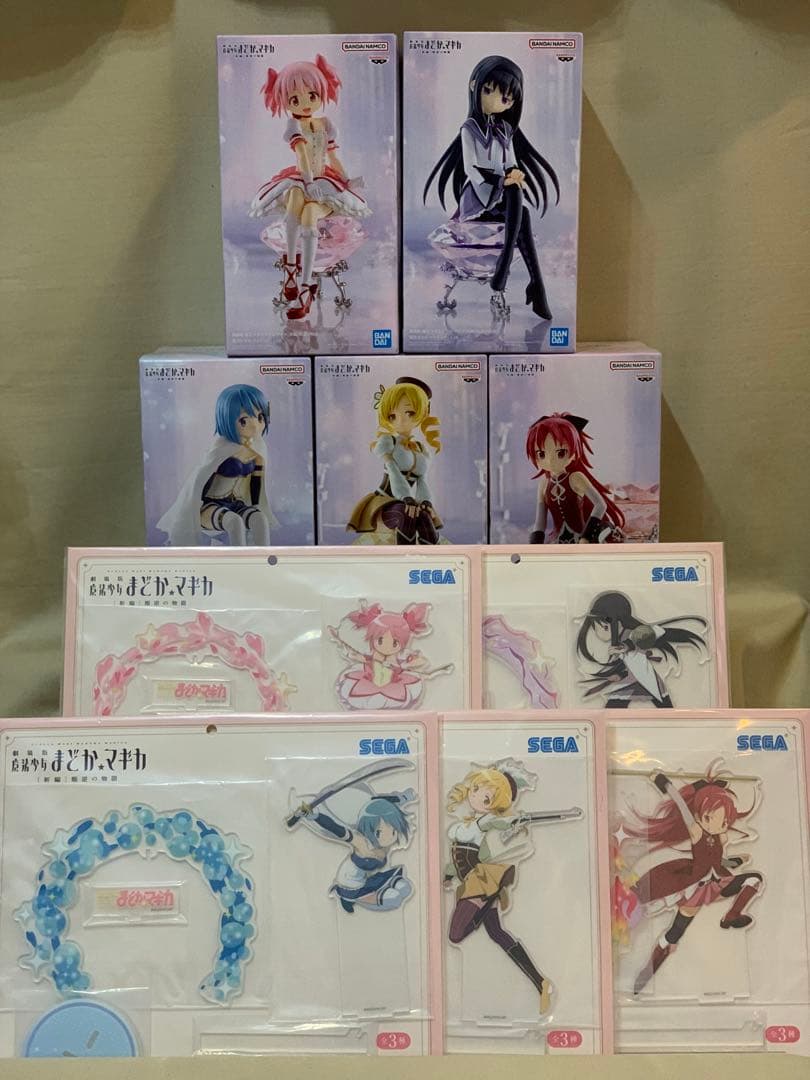 劇場版 魔法少女まどか☆マギカ アクリルジオラマ 全5種 フィギュア 全5種