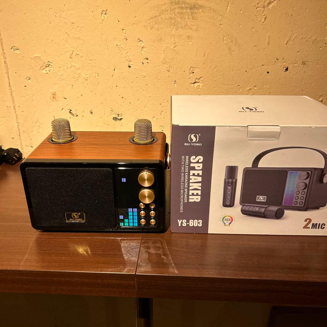 ワイヤレススピーカー　Bluetooth 音楽　ミュージック　カラオケ　キャンプ