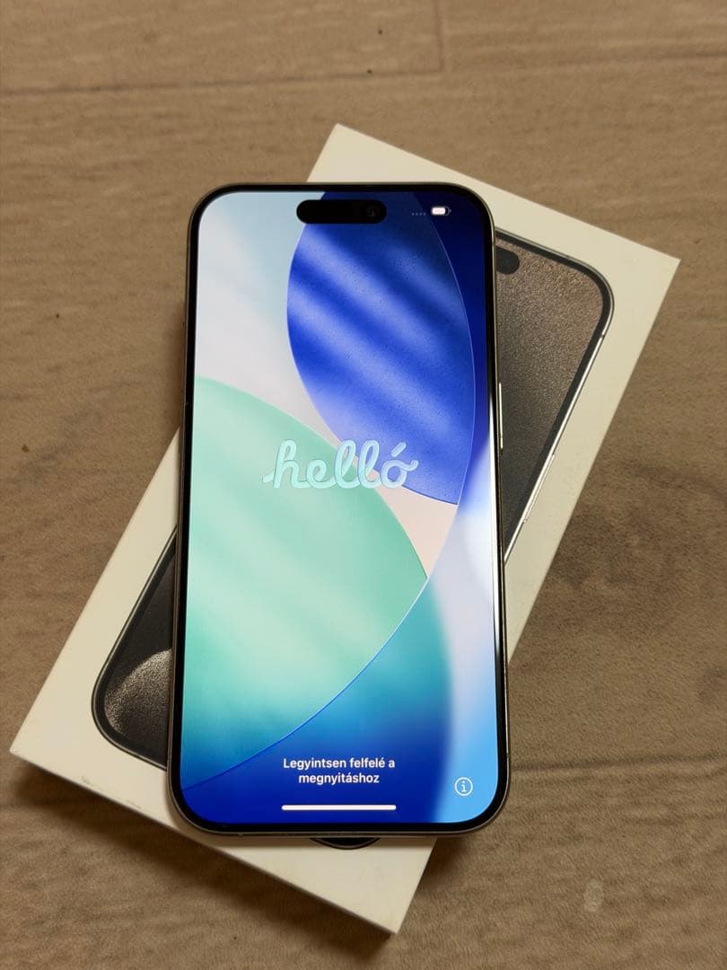 即日発送iPhone 15Pro 256GB ナチュラルチタニウム箱、付属品あり