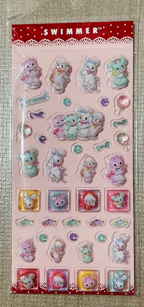 ズートピア　ボンボンドロップシール　サンリオ　うるちゅる　プチドロップ　コットン