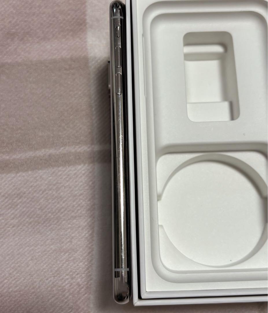 Apple iPhone X シルバー 本体 イヤホン付き