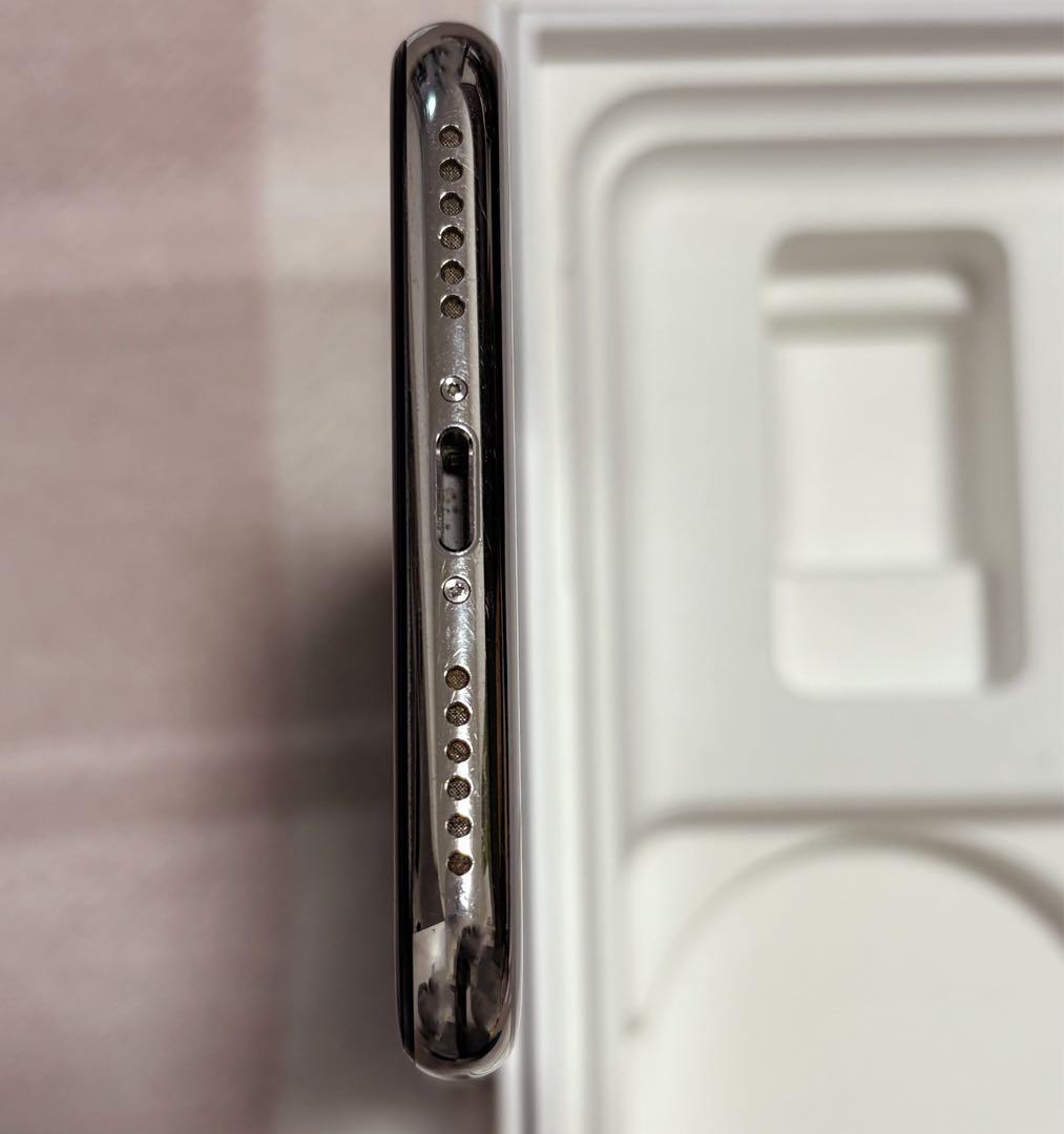 Apple iPhone X シルバー 本体 イヤホン付き