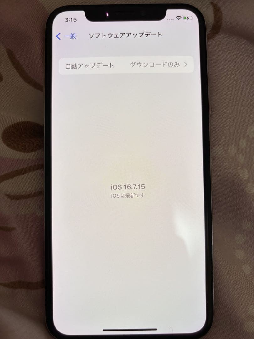 Apple iPhone X シルバー 本体 イヤホン付き