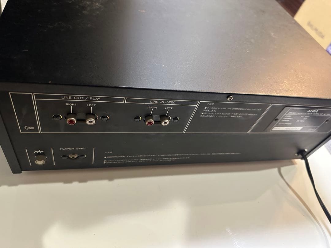 AIWA アイワ AD-7400 ステレオカセットデッキ 稼働品 通電確認済み