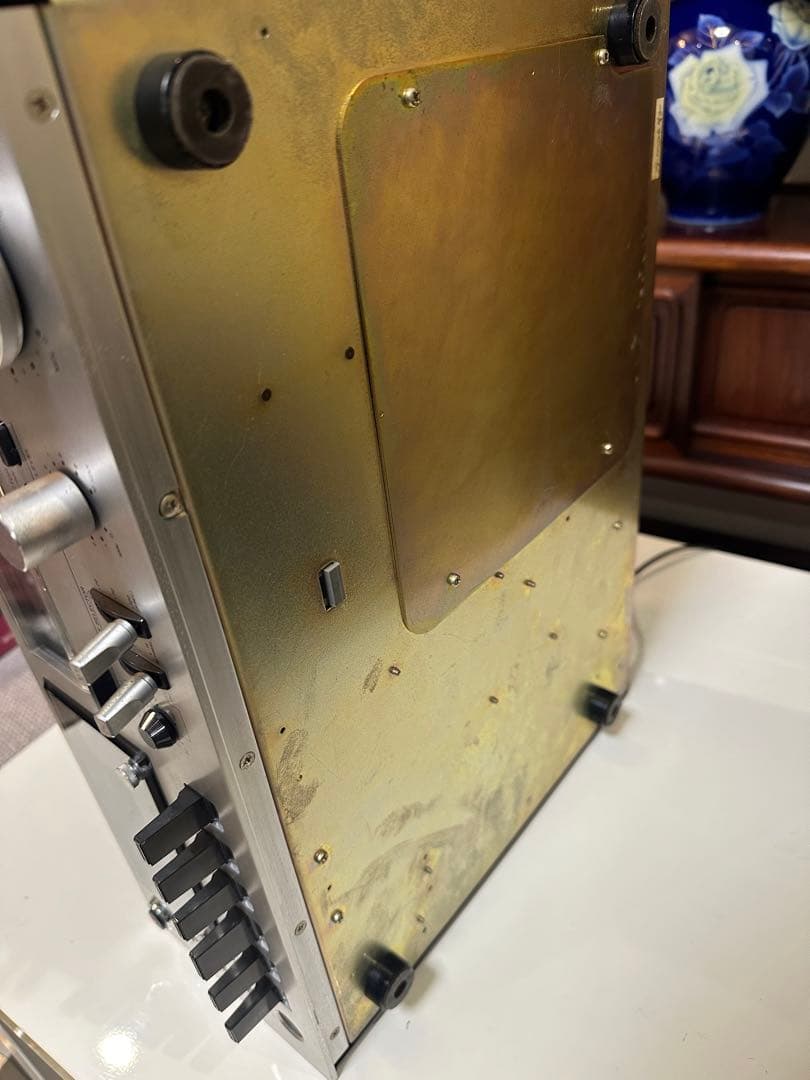 AIWA アイワ AD-7400 ステレオカセットデッキ 稼働品 通電確認済み