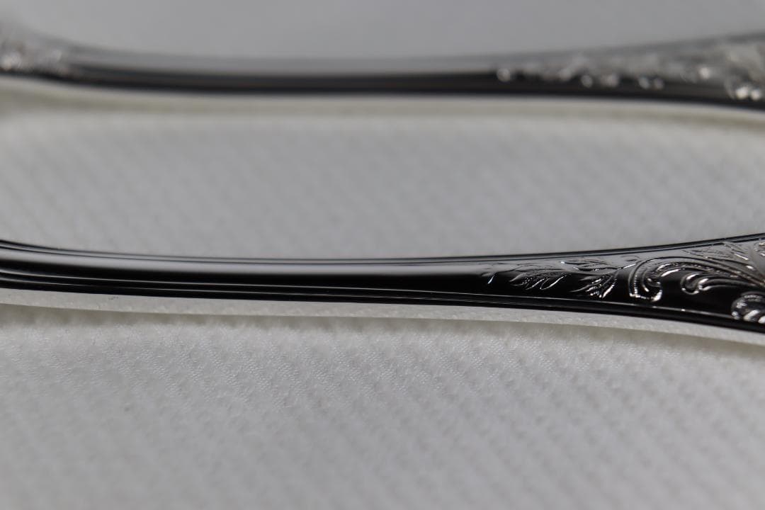 クリストフル■ケーキフォーク2本組■なかなか綺麗な個体です■大人気のマルリーです