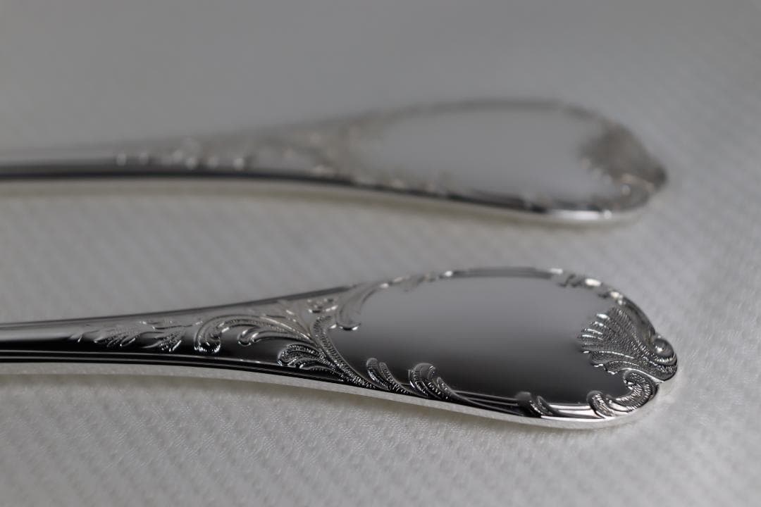 クリストフル■ケーキフォーク2本組■なかなか綺麗な個体です■大人気のマルリーです