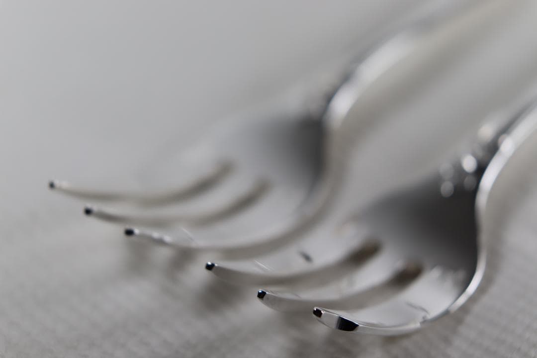 クリストフル■ケーキフォーク2本組■なかなか綺麗な個体です■大人気のマルリーです