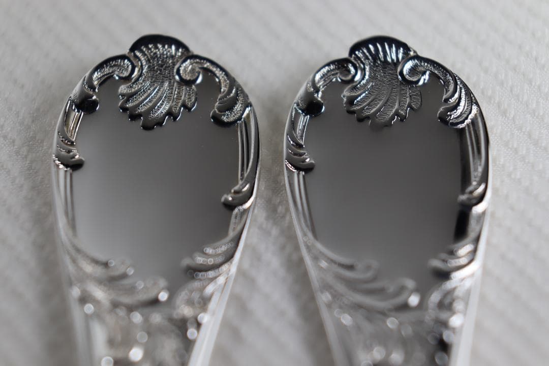 クリストフル■ケーキフォーク2本組■なかなか綺麗な個体です■大人気のマルリーです