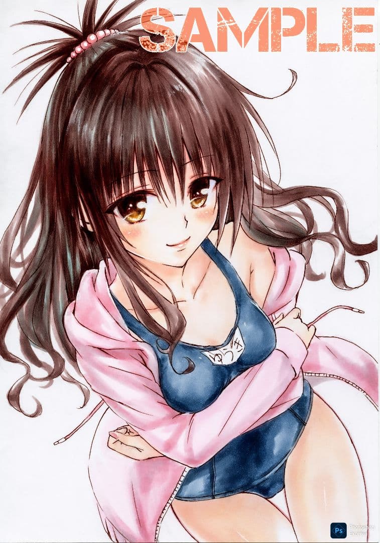 つ*な様 手描きイラスト ファンアート ToLoveるダークネス 美柑 A5