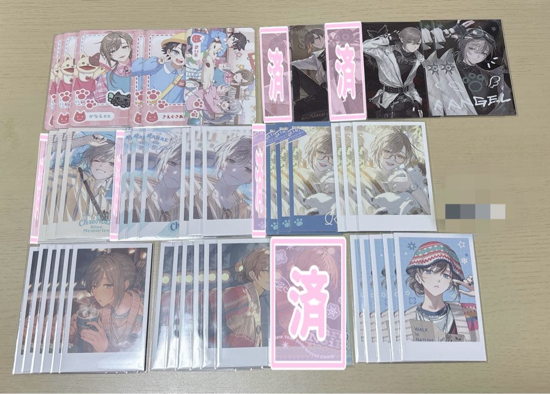 にじさんじ 叶 三枝明那 チェキ風カード メタルカード まとめ売り