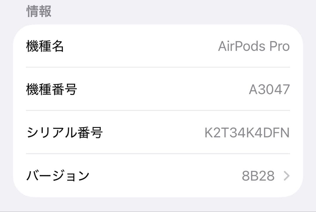 AirPods Pro2 本体 充電ケース付き