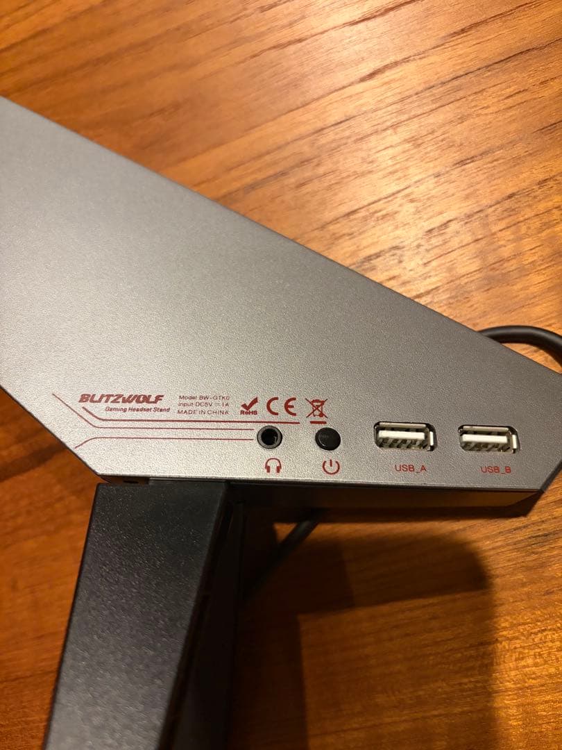 BlitzWolf RGBゲーミング　ヘッドセット　スタンド キーボード 英