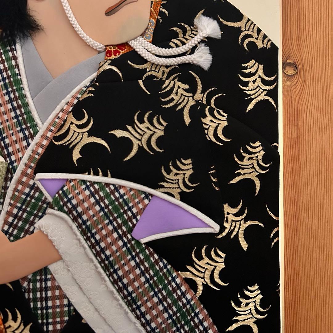 ハンドメイド　押絵　色紙3点セット額縁１つ付き　まとめ売り