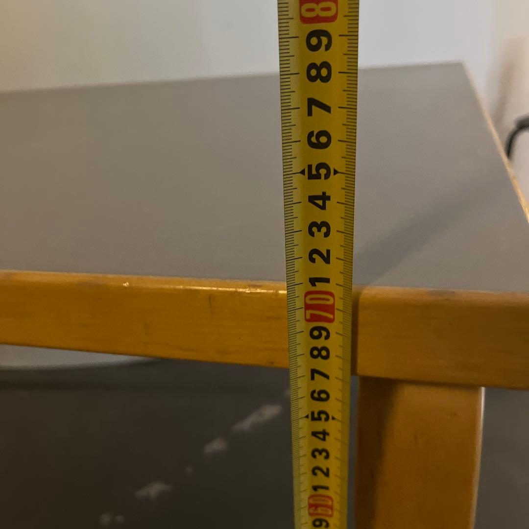 Artek table Alvar Aalto グレーリノリウム1200×750