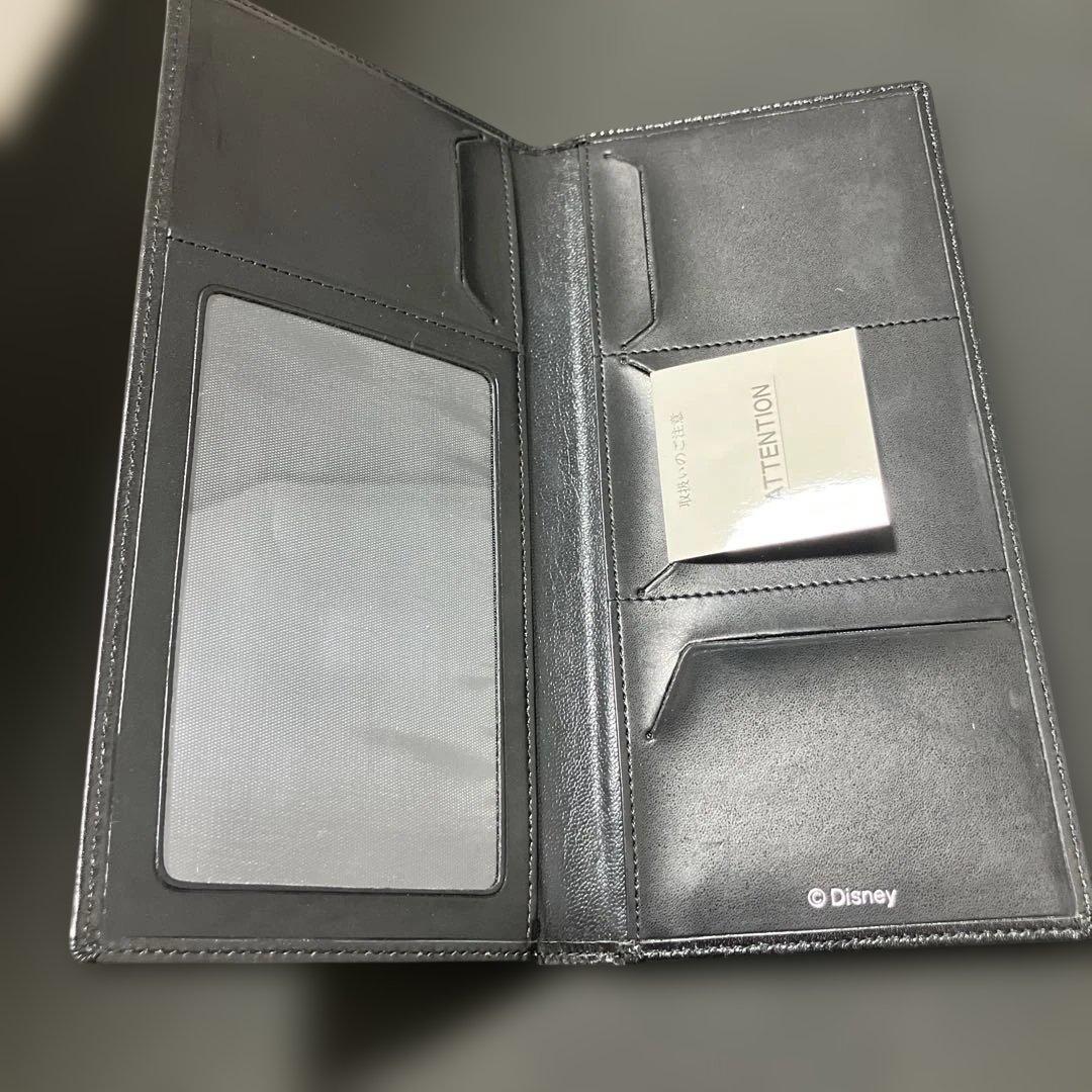 (3-59)ミッキーマウス 長財布 天然皮革 新品未使用品