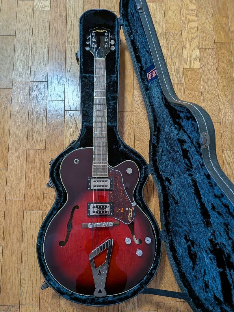 グレッチ ストリームライナー G2420 クラレットバースト（ハードケース付き）